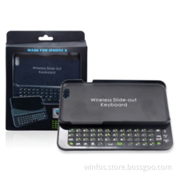 ABS Wireless Bluetooth 4.7 Inch for iPhone6 Keyboard Cases with Blacklit for Apple System